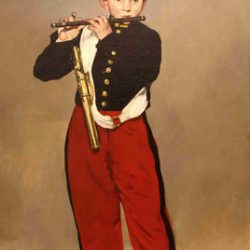 Flute-Playing teenager Wall Flags