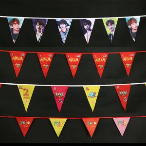 Custom birthday party flag