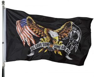 Custom Vintage eagle flag