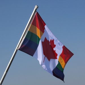 Custom Maple Leaf flag of Canada