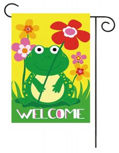 Custom made Frog Prince flag