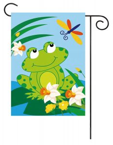 Custom made Frog Prince flag