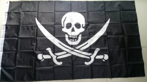 Custom American movie predator flag