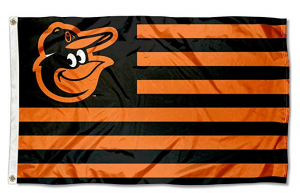 Custom made baseball flag