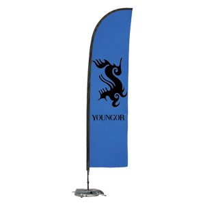 Custom made flags of various shapes