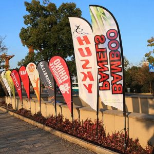 Custom made flags of various shapes