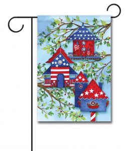 Custom printed garden flags