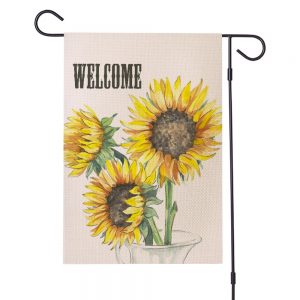 Custom Sunflower Garden Flag