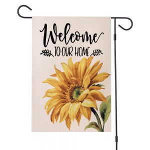 Custom Sunflower Garden Flag