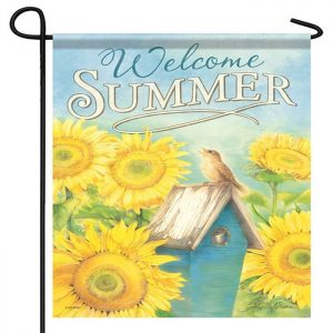 Custom Sunflower Garden Flag