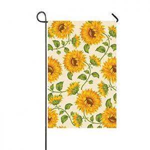 Custom Sunflower Garden Flag