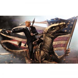 Custom trump car window flag
