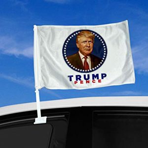 Custom trump car window flag
