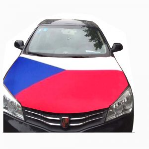 Custom car stickers and flags