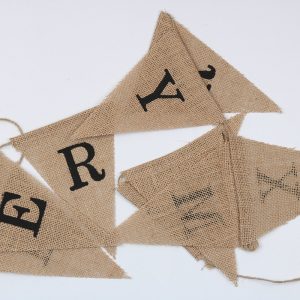 Custom lettered flags