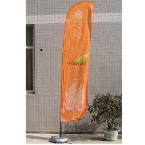 Custom made teardrop flags