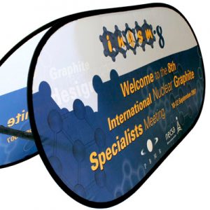 Custom outdoor advertising flags
