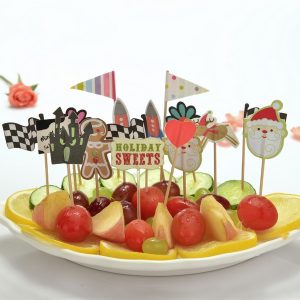 Custom made beautiful cake flags