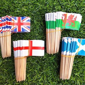 Custom made beautiful cake flags