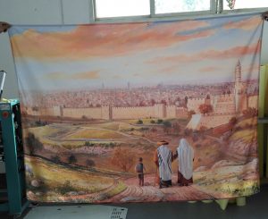 Custom made large flags