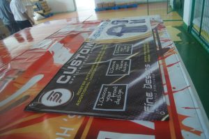 Custom made large flags