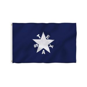 Custom made Texas history flags