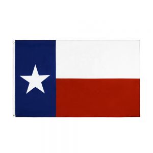 Custom made Texas history flags