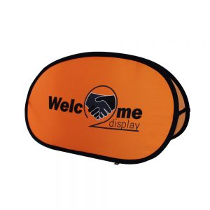 Low cost custom portable flags