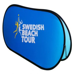 Low cost custom portable flags