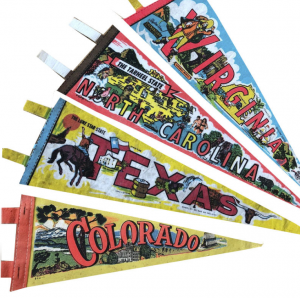 Custom exquisite advertising triangle flags