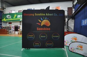Custom made flags for camping tents