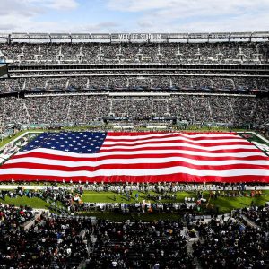Custom made giant national flags