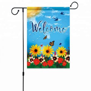 Custom made lovely garden flags