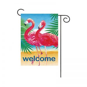 Custom Red Crowned Crane flags