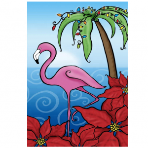 Custom Red Crowned Crane flags