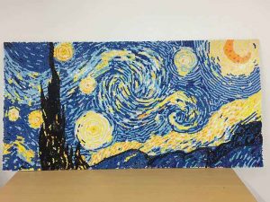 Custom star and moon night flags